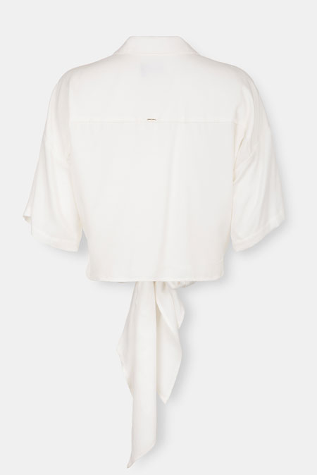 Elegantna bluza sa vezivanjem u struku Tiffany Production